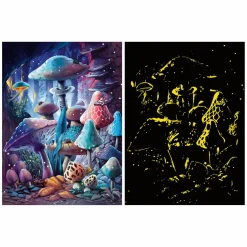 Ravensburger Legpuzzel Maanlicht Paddestoelen Glow in the Dark - 500st.