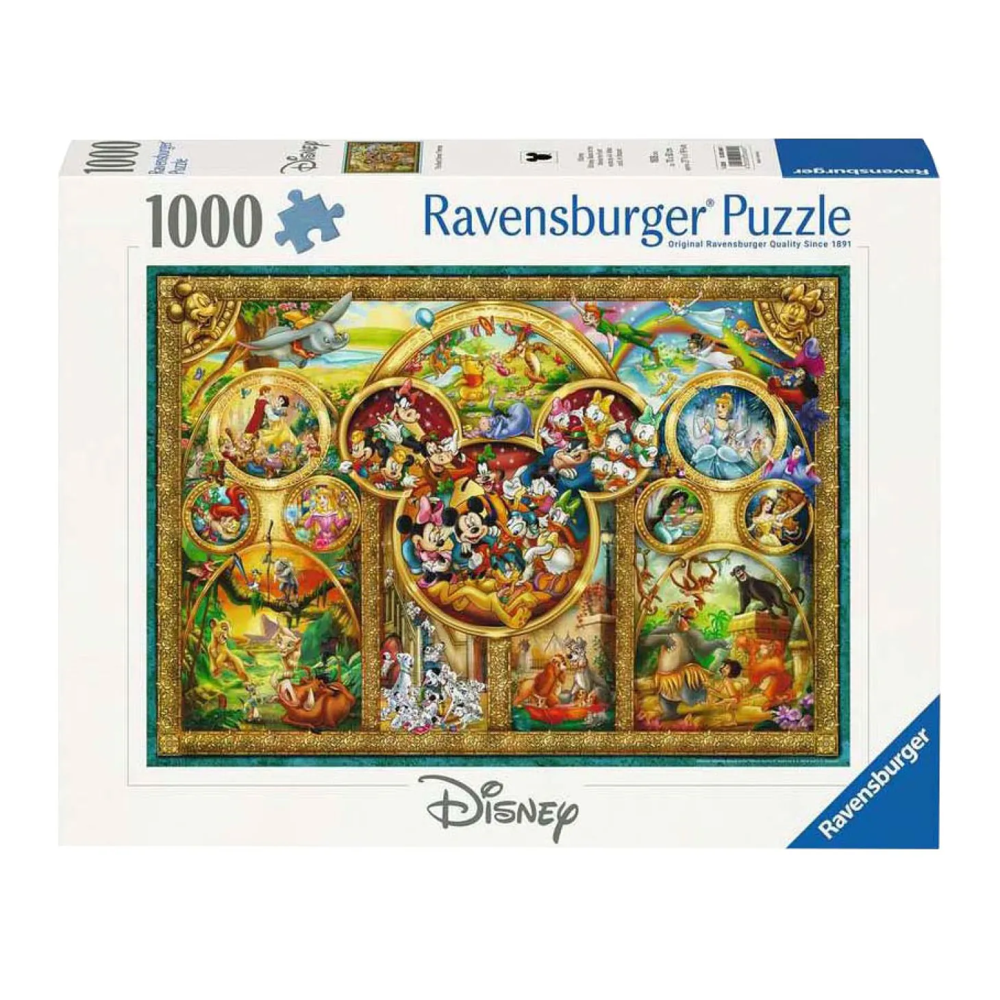 Ravensburger Legpuzzel Mooiste Disney Thema's, 1000st.