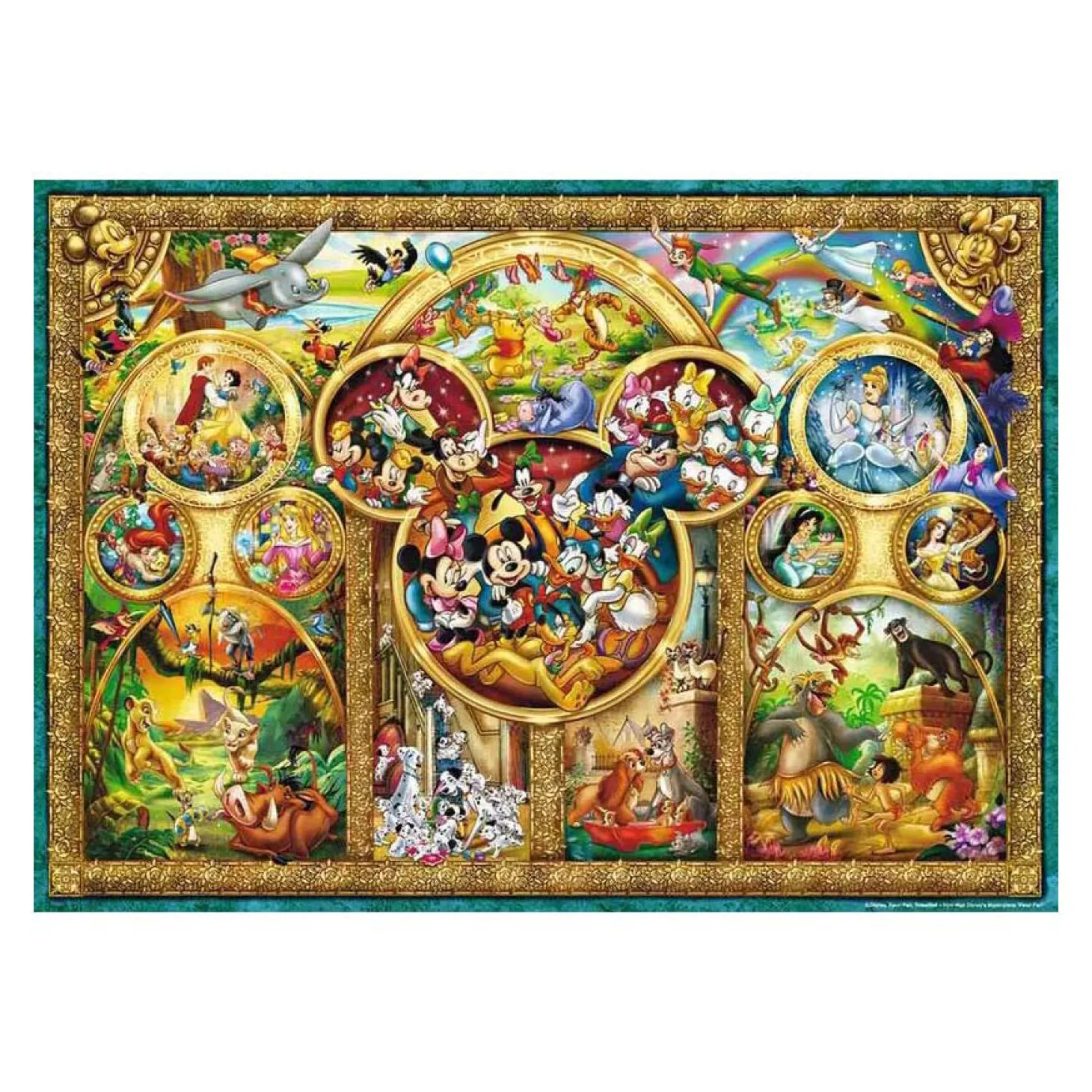 Ravensburger Legpuzzel Mooiste Disney Thema's, 1000st.