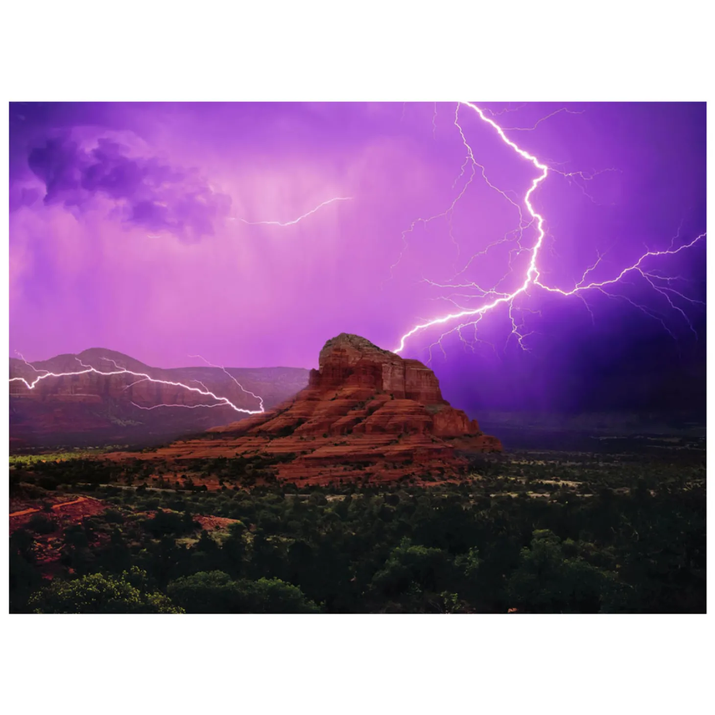 Ravensburger Legpuzzel Pinke Gewitterstimmung, 500st.