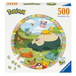 Ravensburger Legpuzzel Rond Pokémon, 500st.