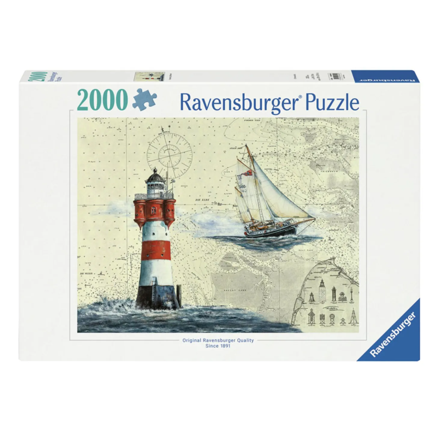 Ravensburger Legpuzzel Romantischer Leuchtturm, 2000st.