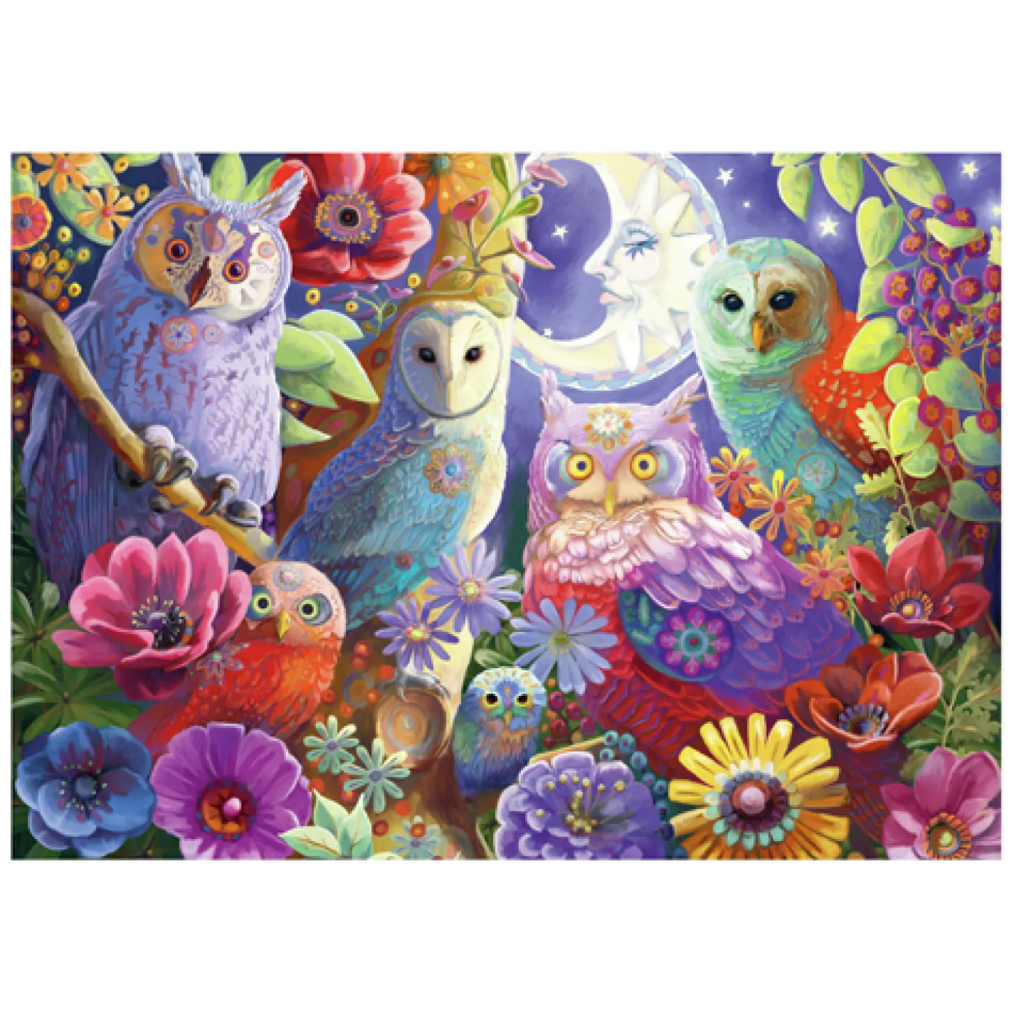 Ravensburger Legpuzzel Schitterende Nachtuilen, 300st.