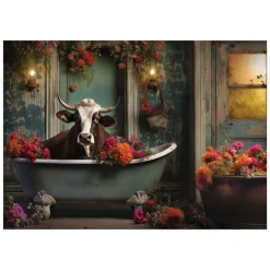 Ravensburger Legpuzzel The Cow in The Bathtub, 1000st.