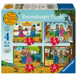Ravensburger Legpuzzel Trouwerij op de Boerderij - 4 Puzzels