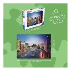 Ravensburger Legpuzzel Venetie van Dag Naar Nacht - 1000st.
