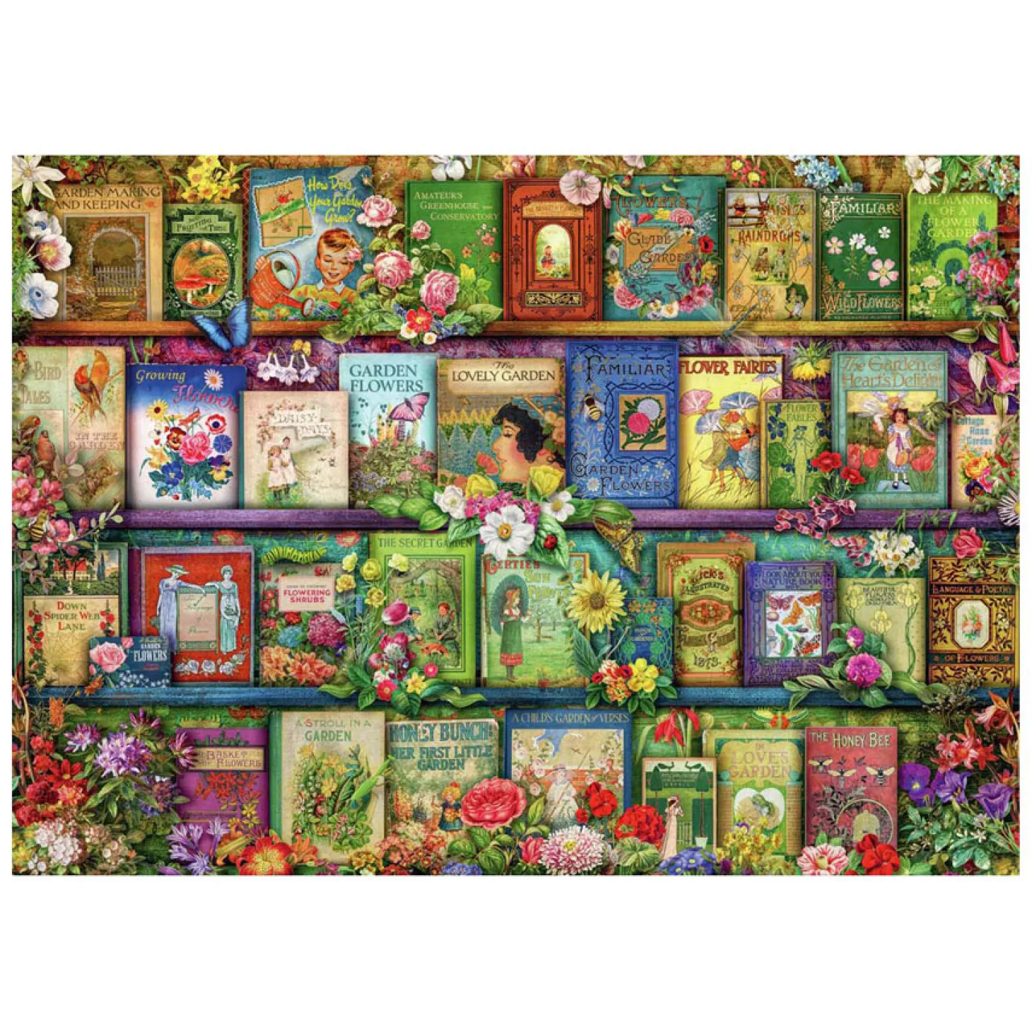 Ravensburger Legpuzzel Vintage Tuinboeken, 1000st.