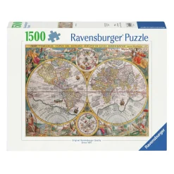 Ravensburger Legpuzzel Wereldkaart 1594, 1500st.