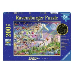 Ravensburger Legpuzzel XXL Fantasy Unicorn Star Line, 200st.