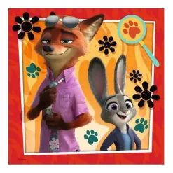 Ravensburger Legpuzzel Zootopia 2 - 3x49st.