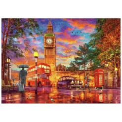 Ravensburger Legpuzzel Zonsondergang Op Parliament Square, Londen, 1000st.