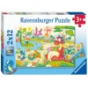 Ravensburger Lievelingsdino's Puzzel, 2x12st.