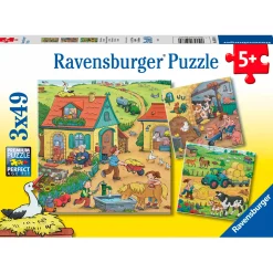 Ravensburger Op de Boerderij, 3x49st.