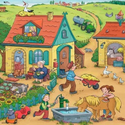 Ravensburger Op de Boerderij, 3x49st.