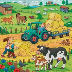Ravensburger Op de Boerderij, 3x49st.