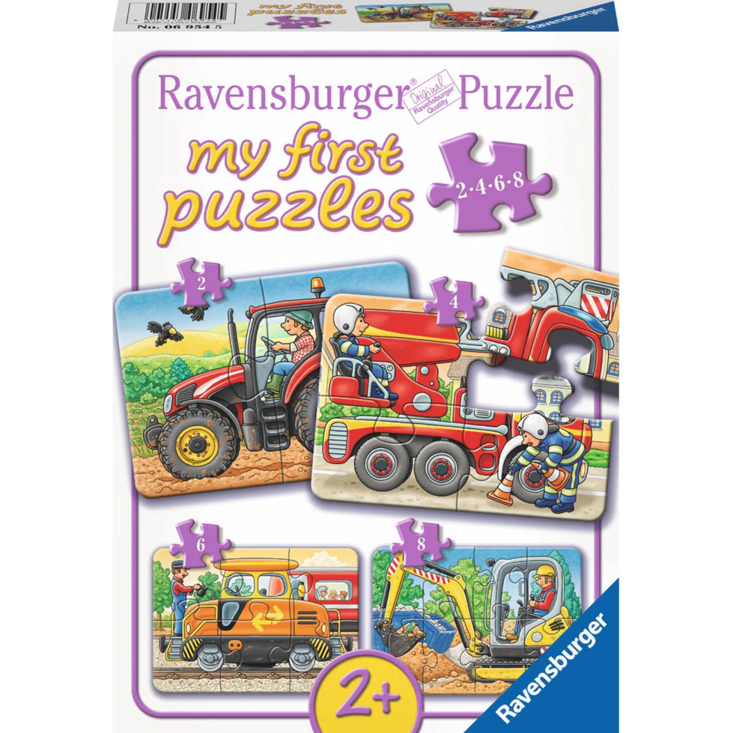 Ravensburger Op het Werk Puzzel, 4in1
