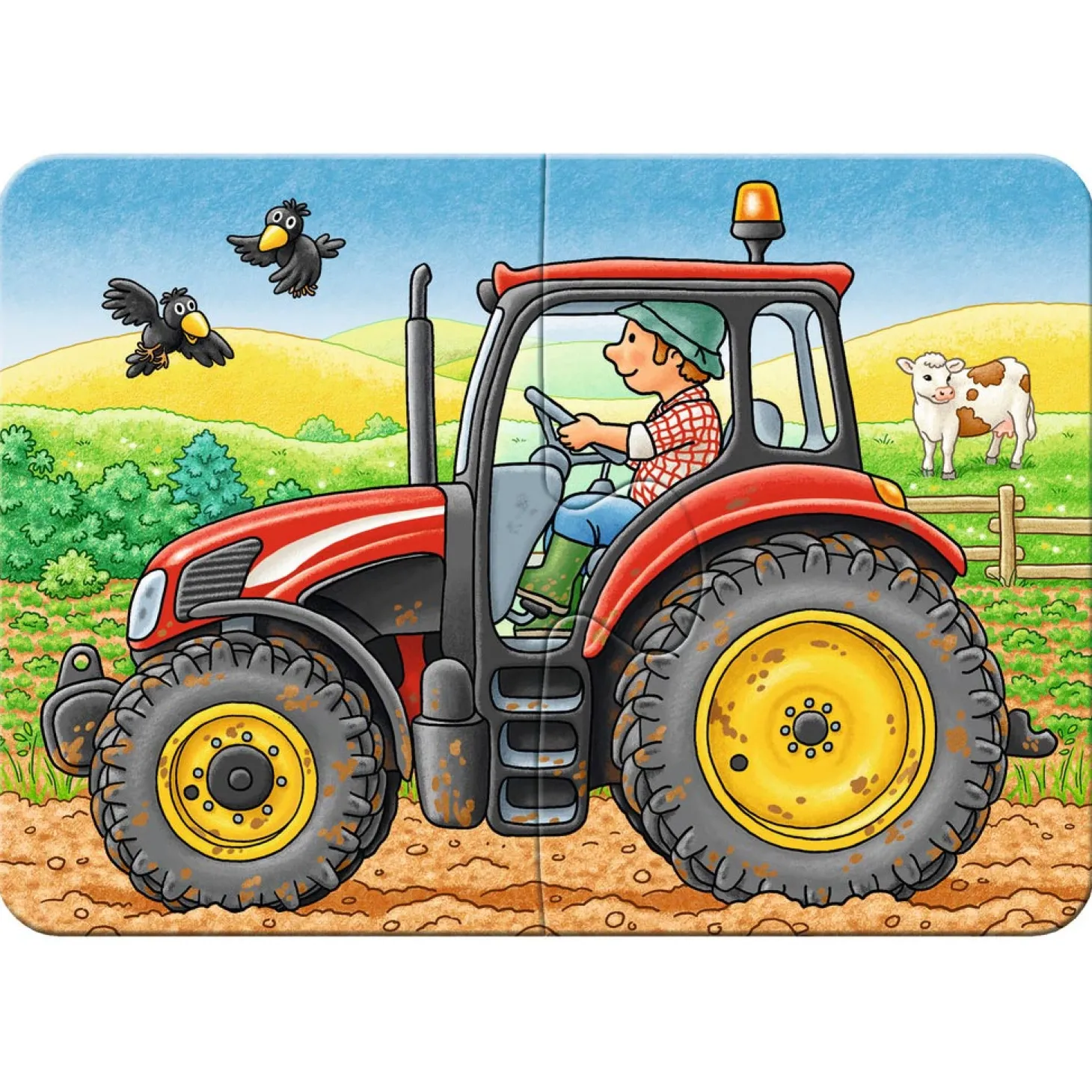 Ravensburger Op het Werk Puzzel, 4in1