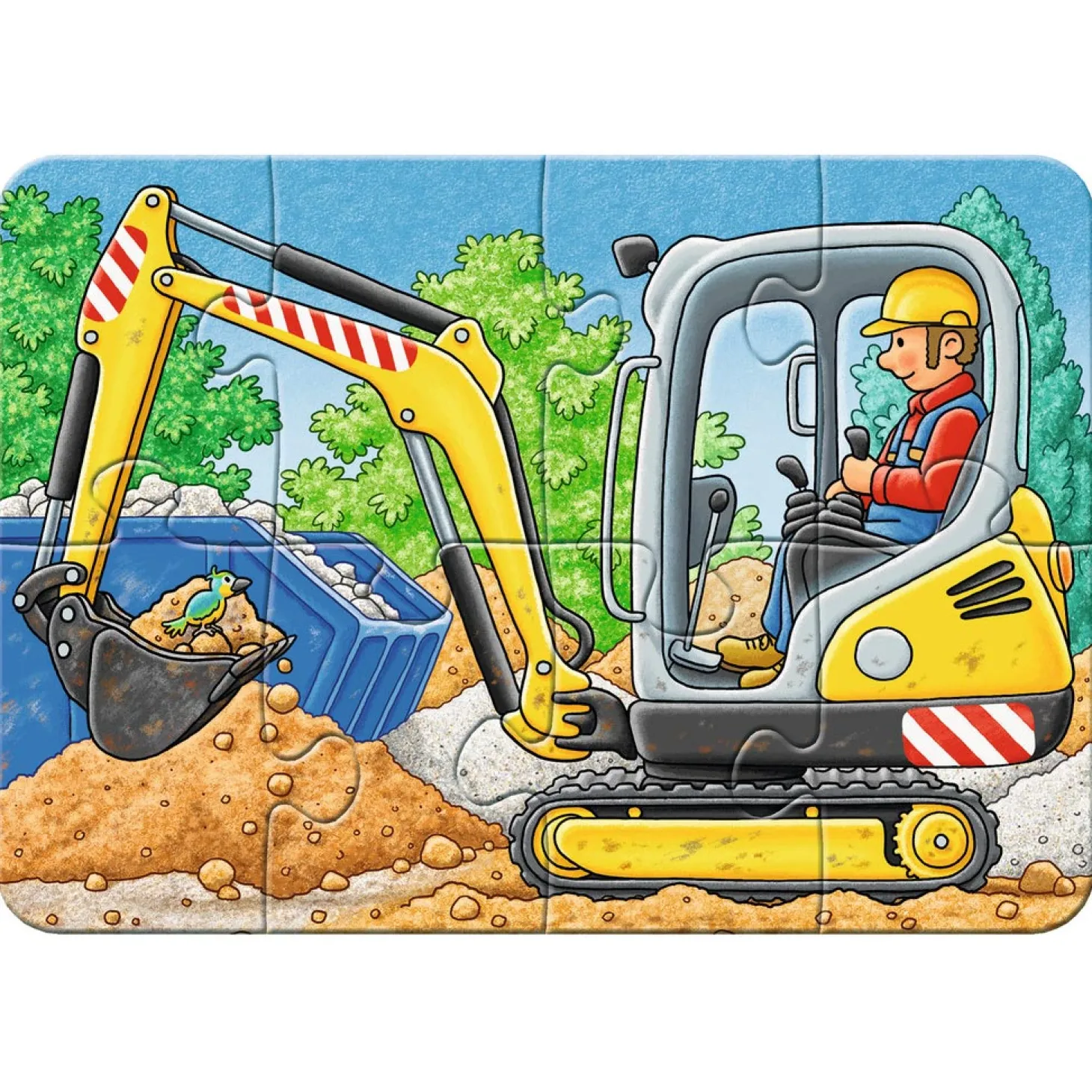 Ravensburger Op het Werk Puzzel, 4in1