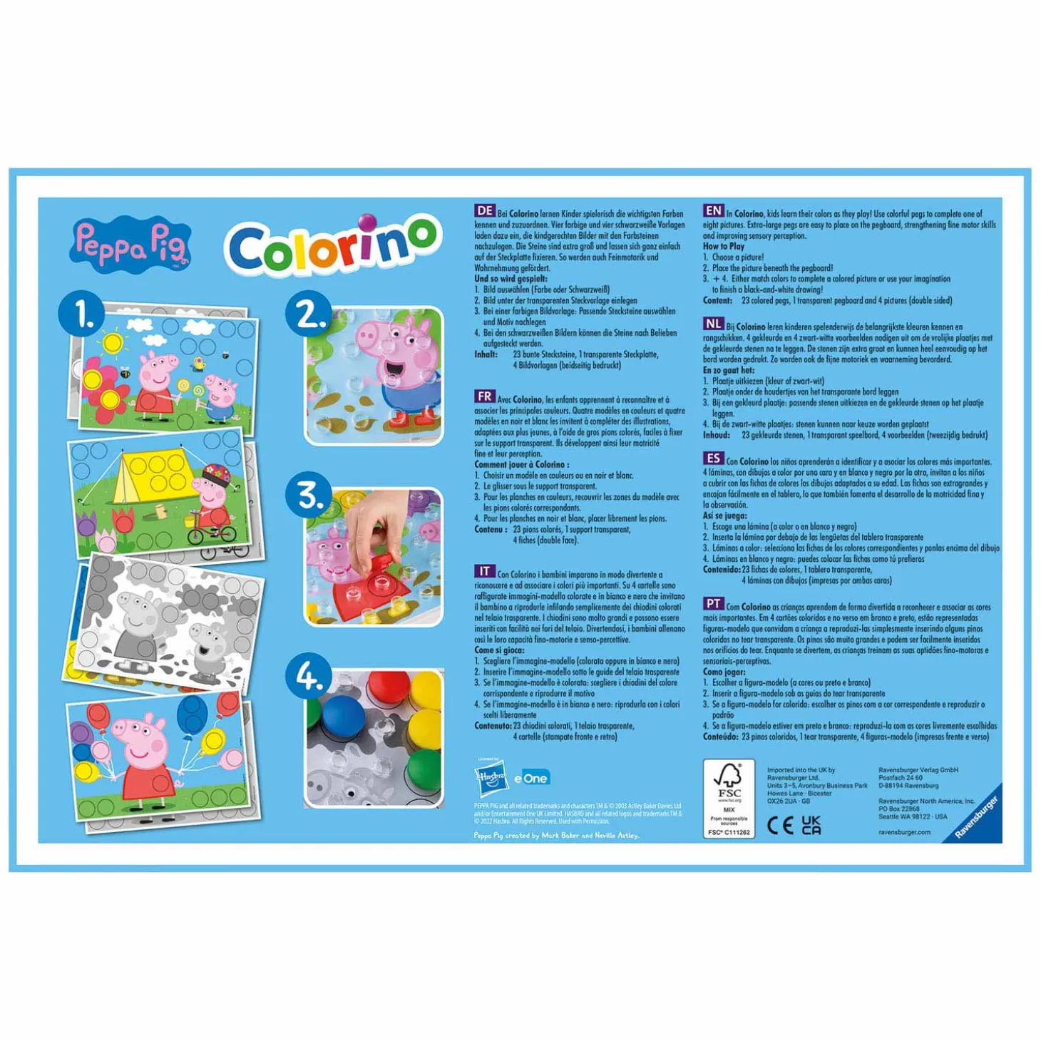 Ravensburger Peppa Pig Colorino Kinderspel