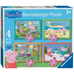 Ravensburger Peppa Pig Seizoenen Puzzel, 4in1