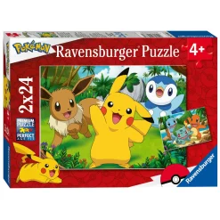 Ravensburger Puzzel - Pikachu en zijn Vrienden, 2x24st.