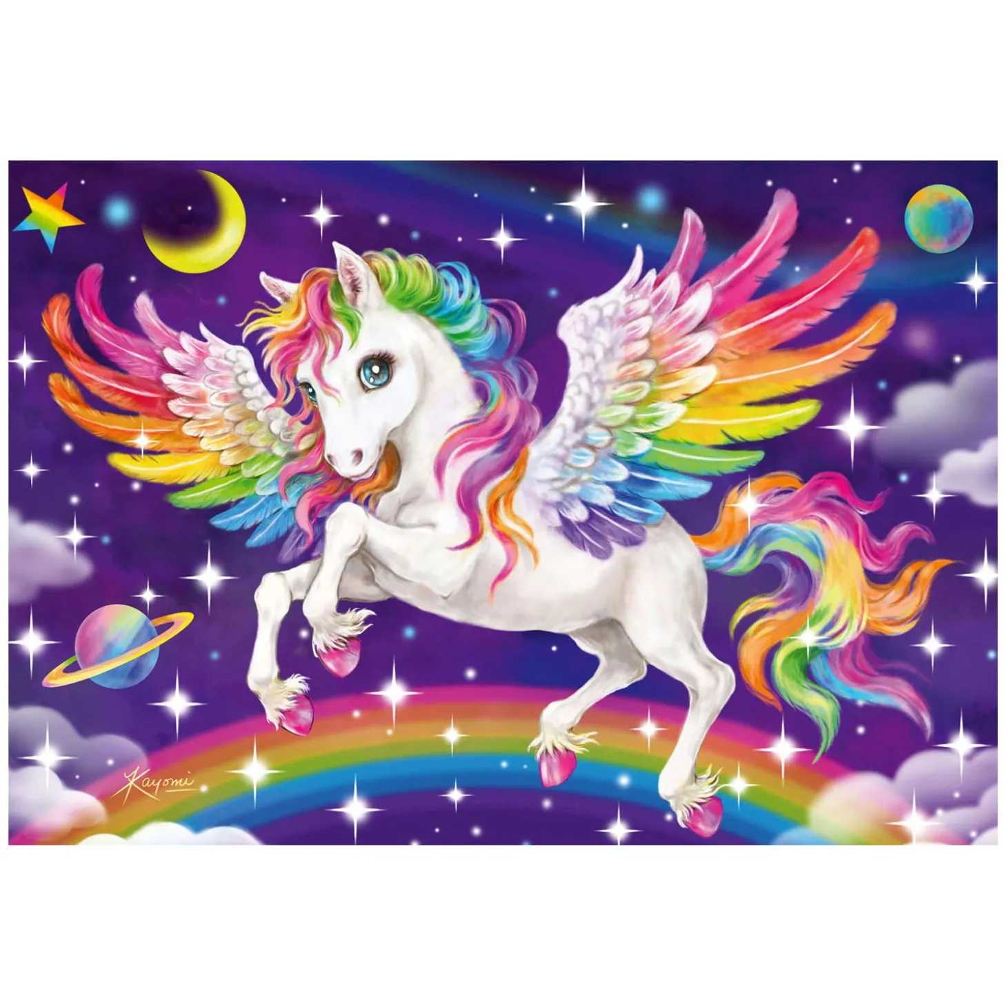Ravensburger Puzzel Eenhoorn en Pegasus, 2x24st.