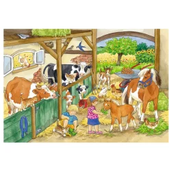 Ravensburger Vrolijk Boerderijleven, 2 x 24st.