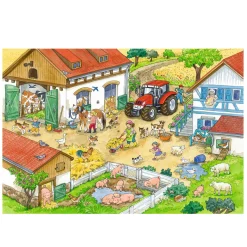 Ravensburger Vrolijk Boerderijleven, 2 x 24st.