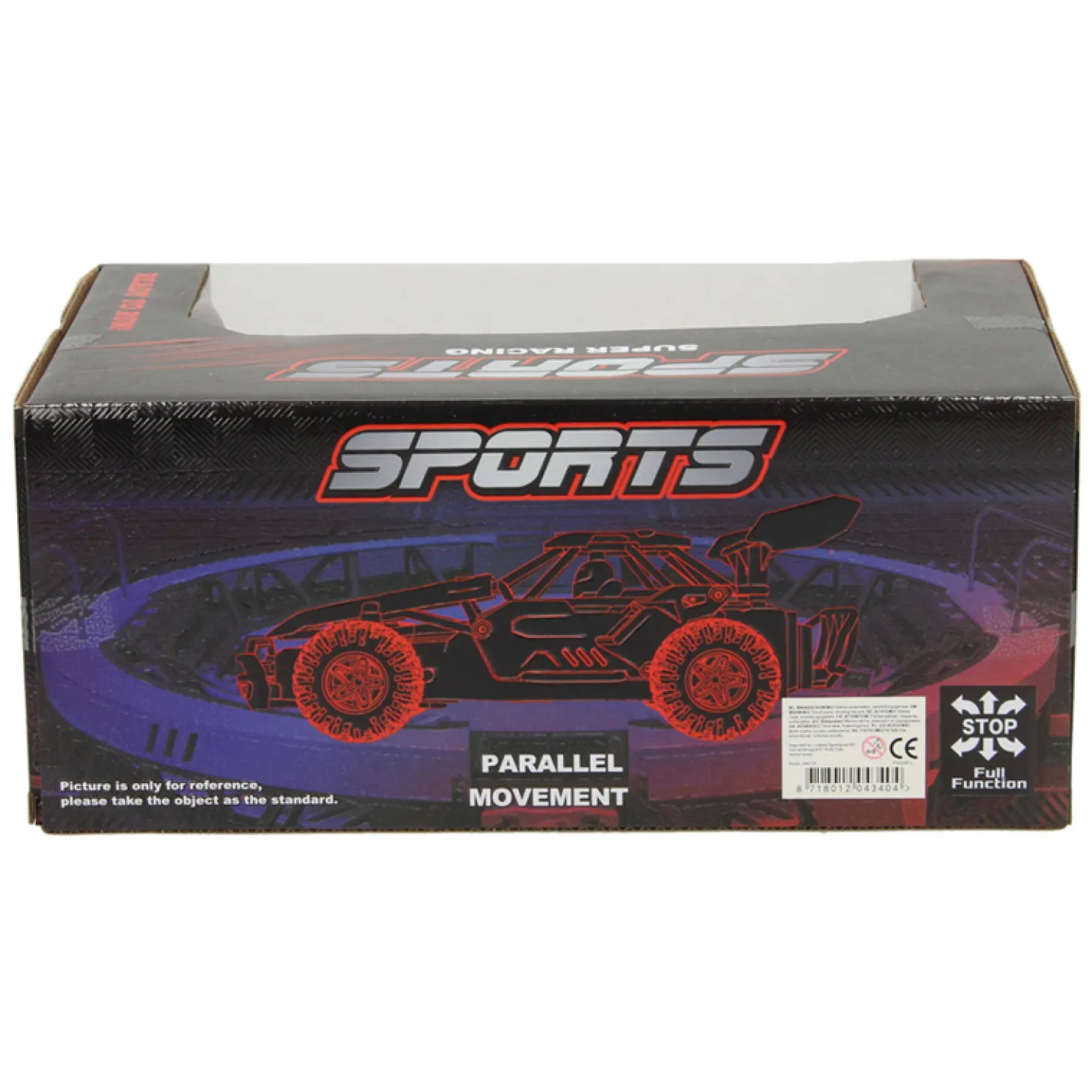 RC Auto met Rookfunctie - Rood