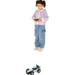 RC Bestuurbare Auto met Rookfunctie - Blauw