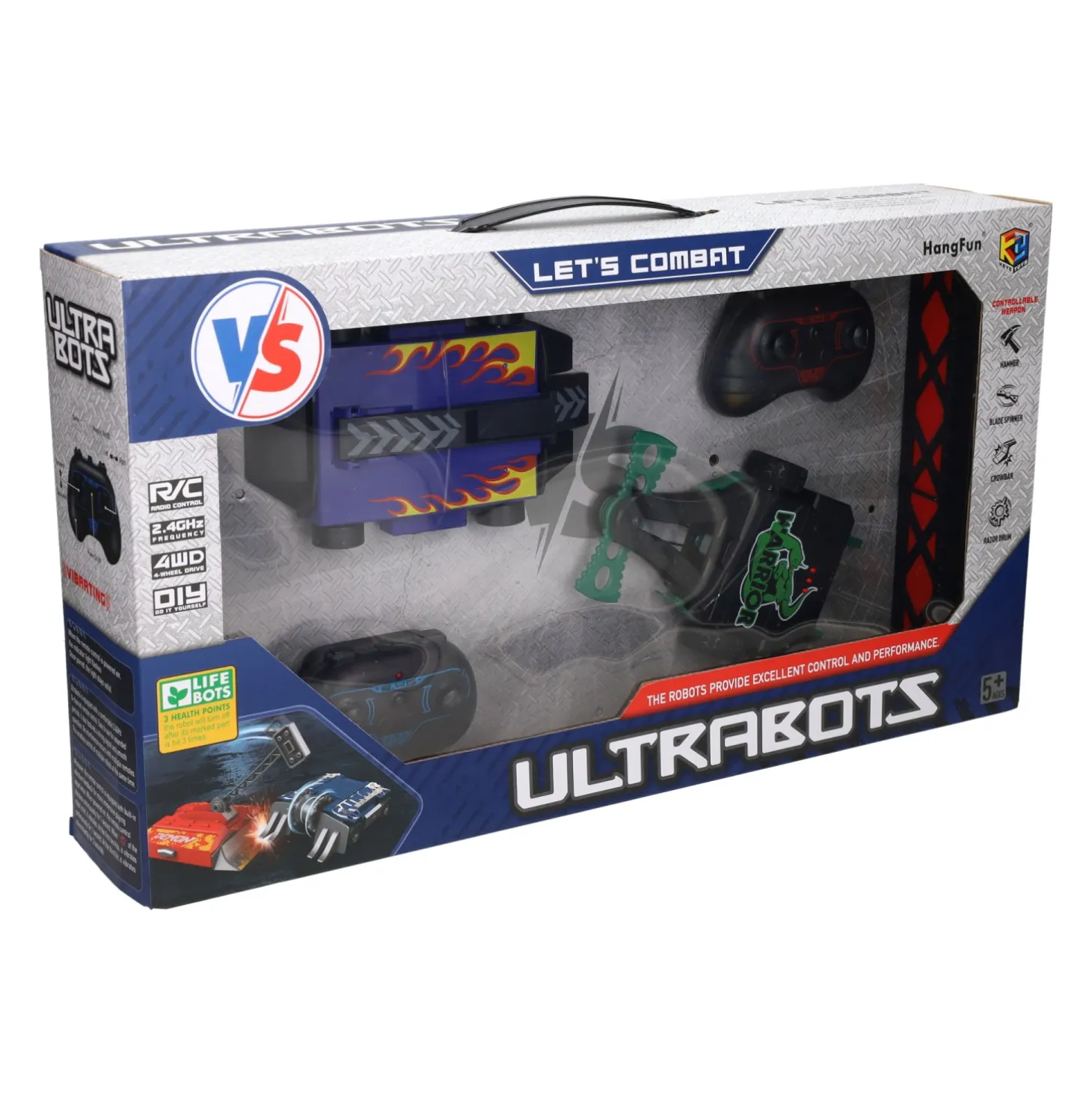 RC Bestuurbare Battle Robots - Set van 2 Robots en Arena