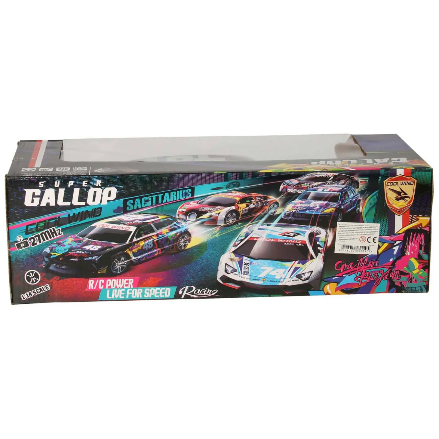 RC Bestuurbare Racewagen Softbody Graffity