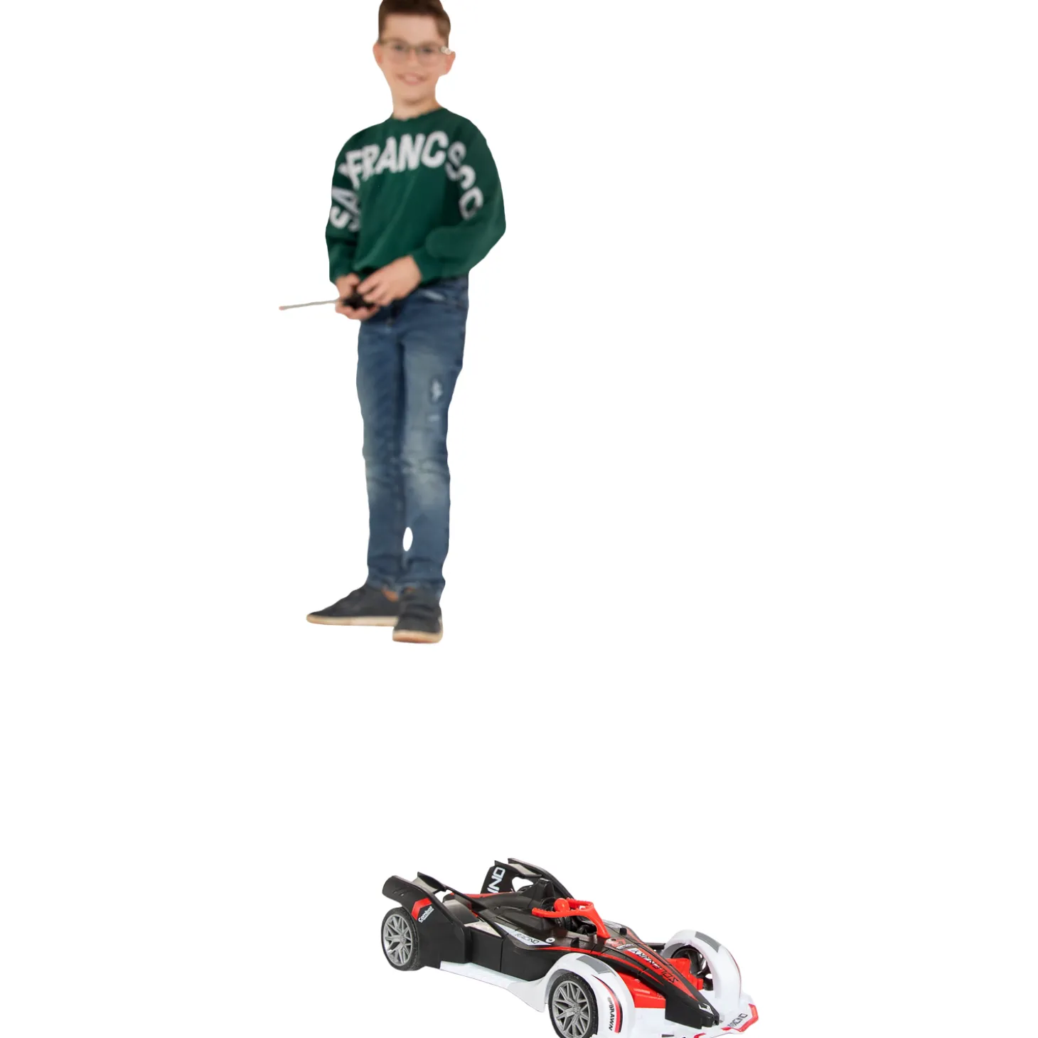 RC Race Monstertruck met Rookfunctie - Groen