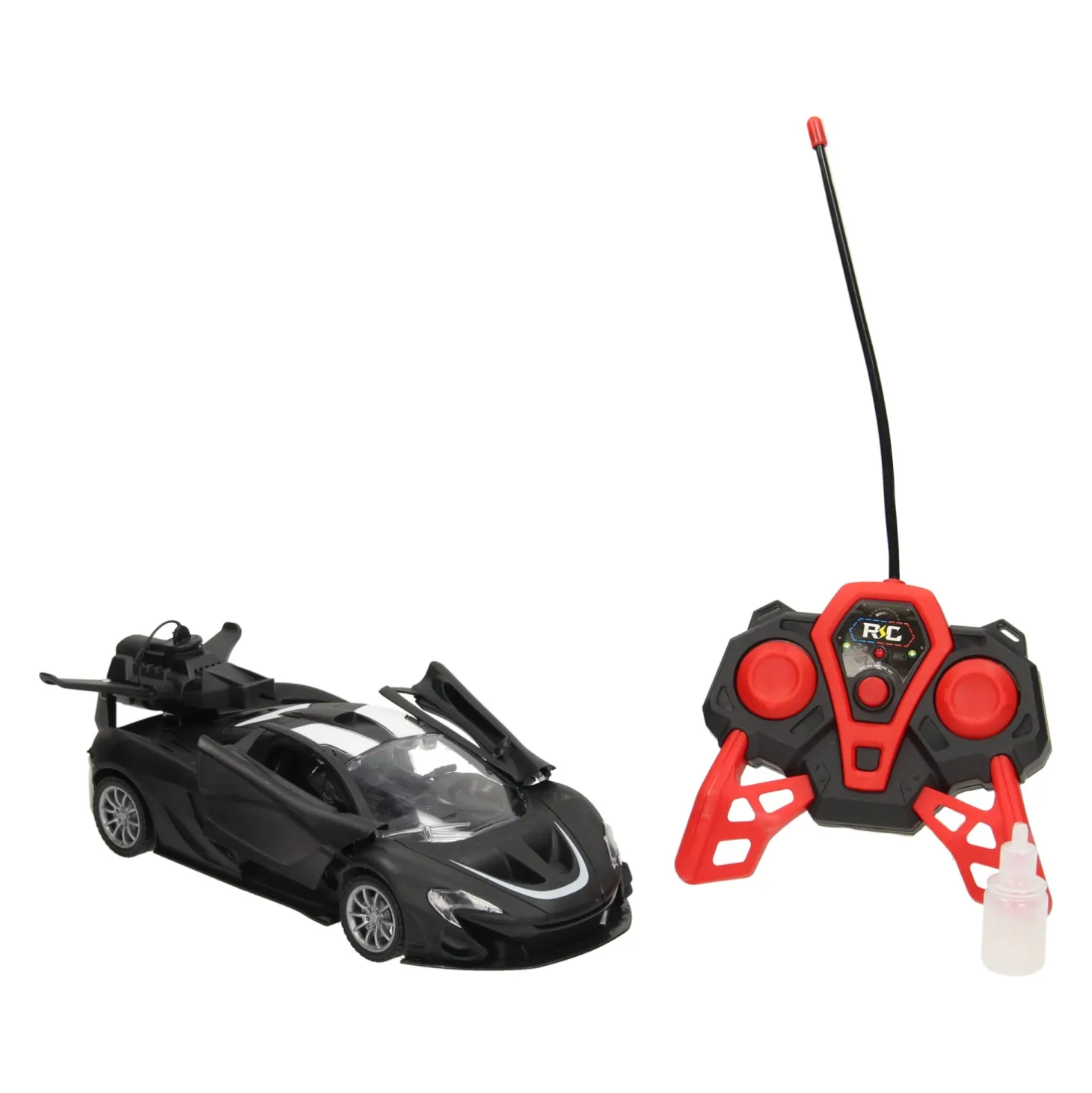 RC Sportwagen met Stoomfunctie Zwart