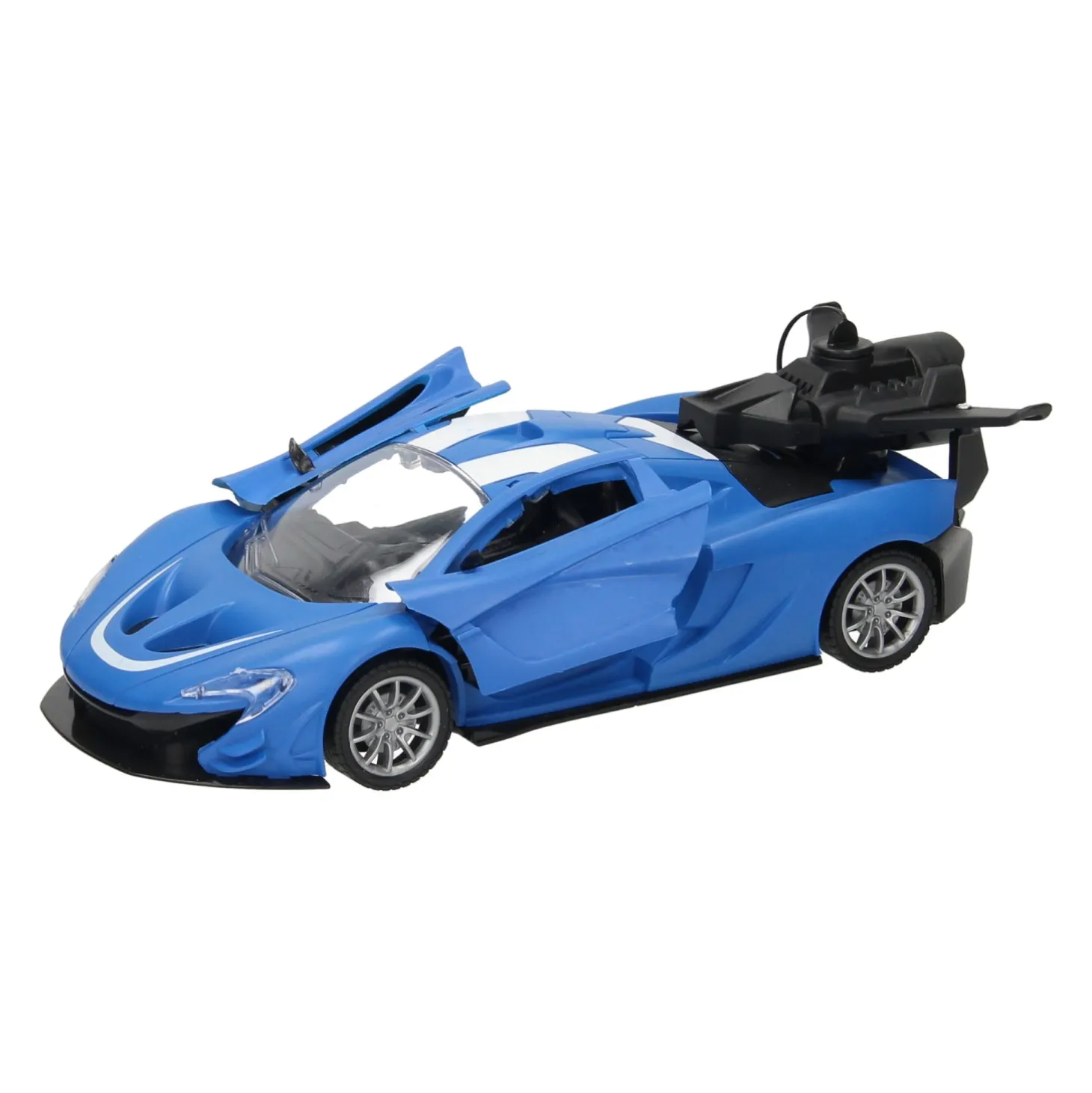 RC Sportwagen met Stoomfunctie Blauw