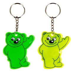 Reflectie Sleutelhanger Beer, 12st.