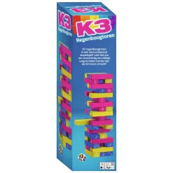 Regenboogtoren K3 Stapel en Balansspel