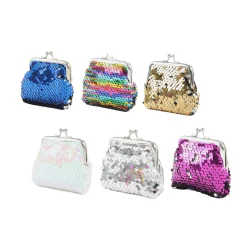 Retro Portemonneetje met Pailletten