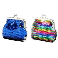 Retro Portemonneetje met Pailletten