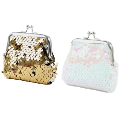 Retro Portemonneetje met Pailletten