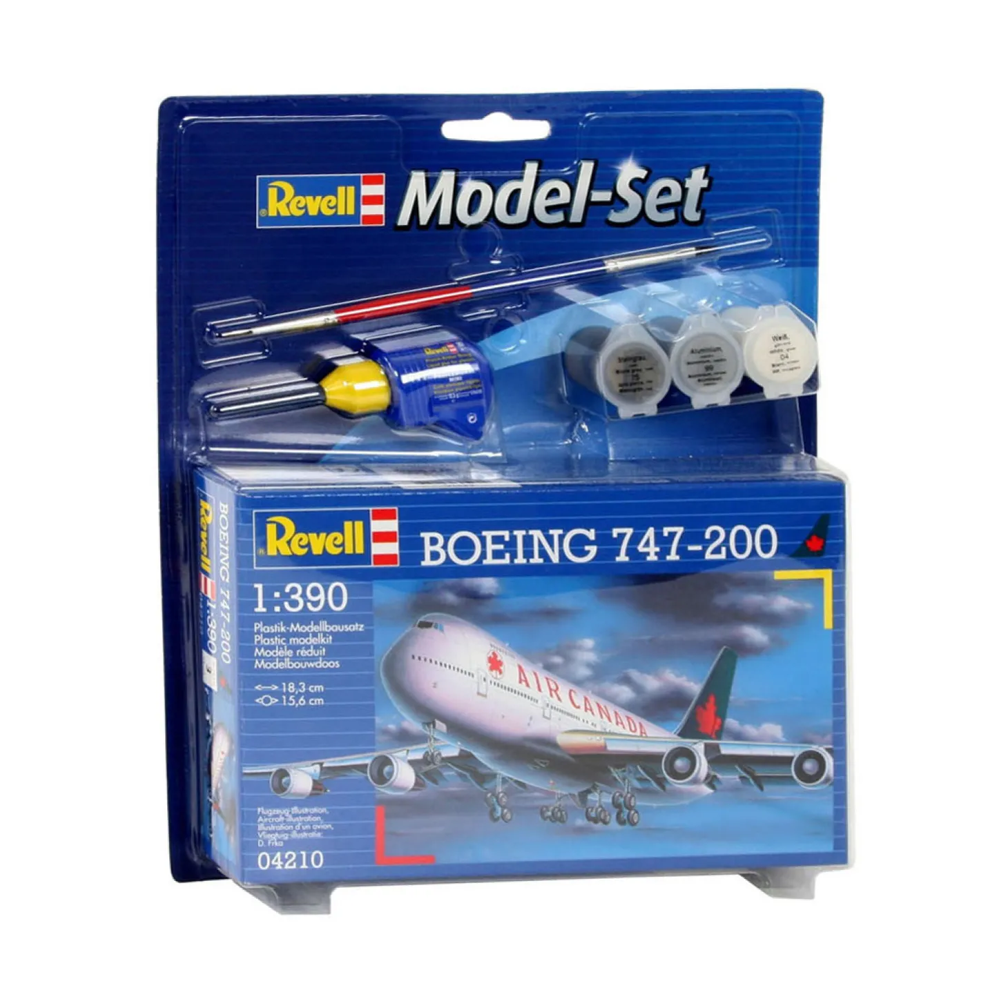 Revell Model Set Boeing 747-200 schaal 1:390