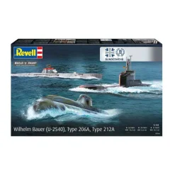 Revell Modelbouwpakket - 70 Years Bundeswehr-Wilhelm Bauer,Type 206A,Class2 1:144 - 154dlg.