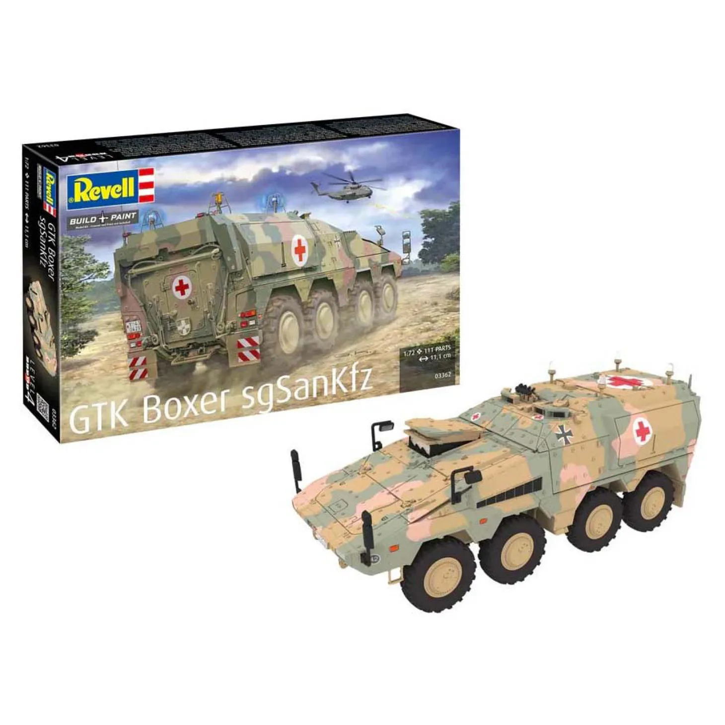 Revell Modelbouwpakket - GTK Boxer sgSANKfz 1:72 - 111st.