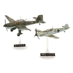 Revell Modelbouwpakket - Messerschmitt Bf109E & Junkers Ju87B 1:144 - 39dlg.