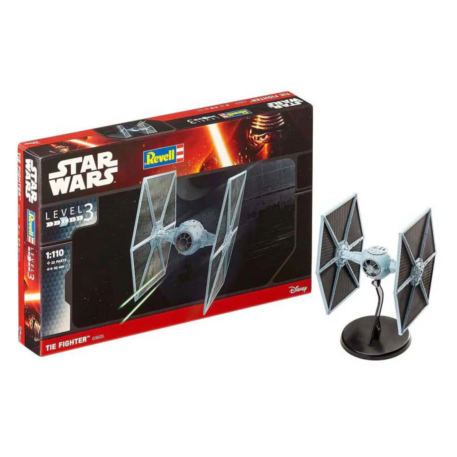 Revell Modelbouwpakket - Ruimtevaart - Star Wars Tie Fighter 1:110 - 22dlg.