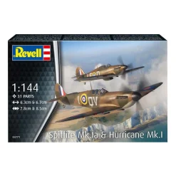 Revell Modelbouwpakket - Spitfire Mk.1a & Hurricane Mk.1 1:144 - 31dlg.