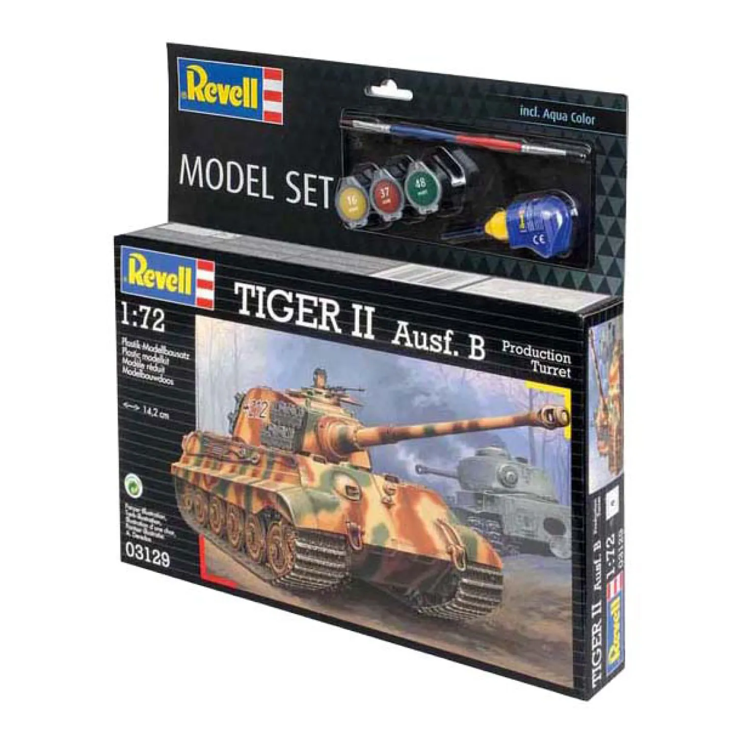 Revell Modelbouwpakket - Tiger II Ausf. B 1:72 - 144dlg.