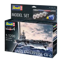 Revell Modelbouwpakket - USS Enterprise CV-6 1:1200 - 38dlg.
