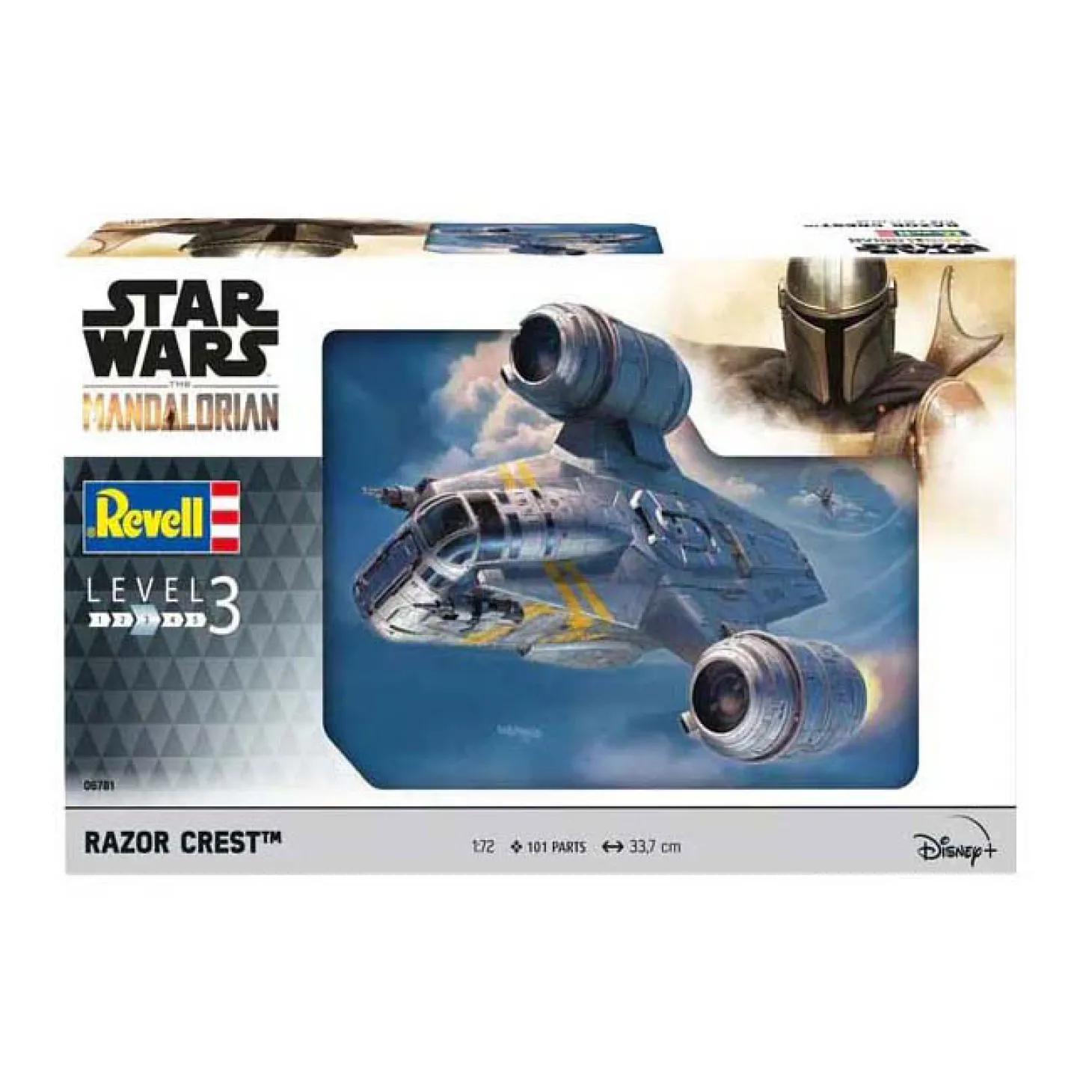 Revell Modelbouwpakket Star Wars - Razor Crest The Mandalorian 1:72 - 101dlg.