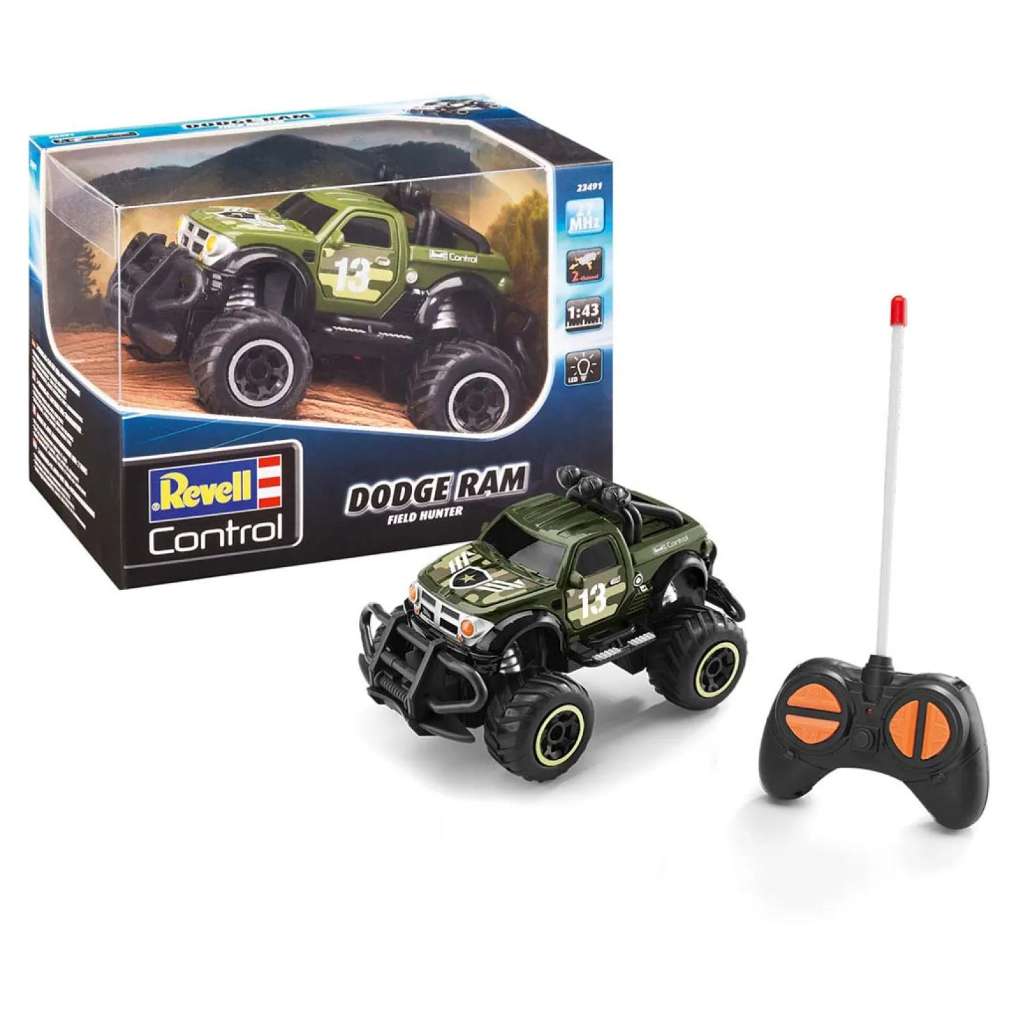 Revell RC Bestuurbare Auto - Dodge RAM Field Hunter